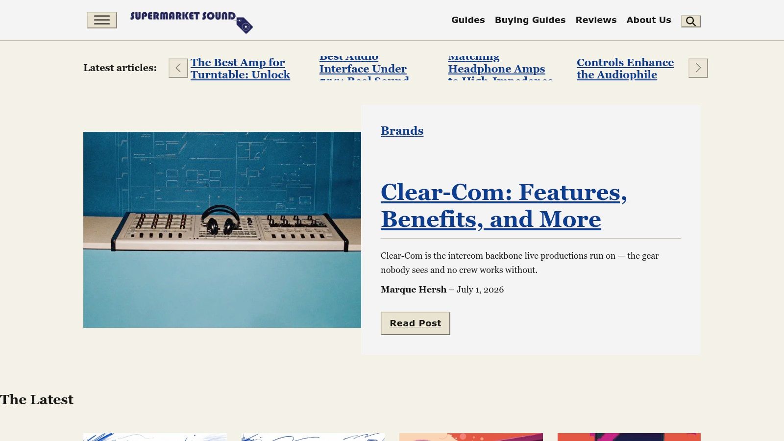 Screenshot from https://supermarketsound.com